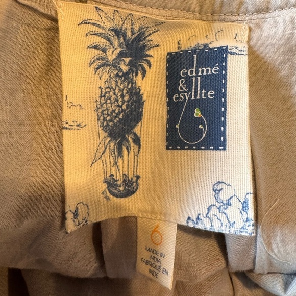 Edme & Esyllte  Striped Brown and Blue Women's Skirt size 6 - Picture 7 of 7